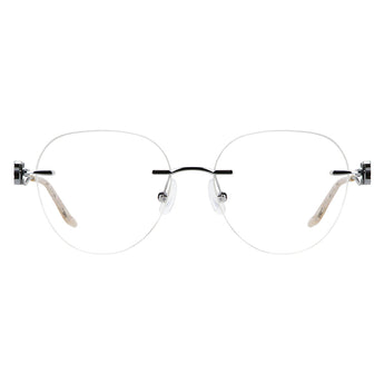 Metal Oval Eyeglasses