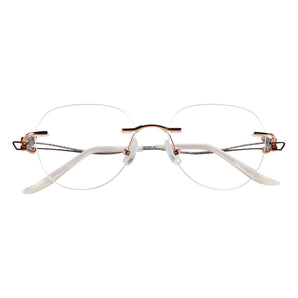 Metal Oval Eyeglasses