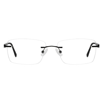 Metal Rectangle Eyeglasses