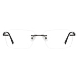 Metal Rectangle Eyeglasses