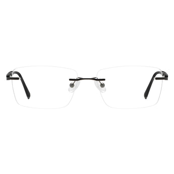 Metal Rectangle Eyeglasses