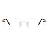 Metal Rectangle Eyeglasses