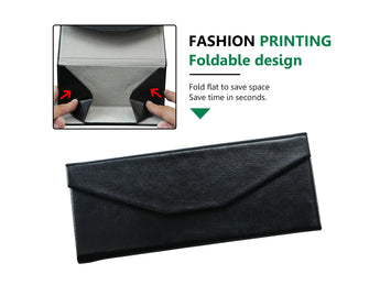 PU Leather Hard-Shell Eyeglass Case