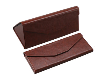 PU Leather Hard-Shell Eyeglass Case