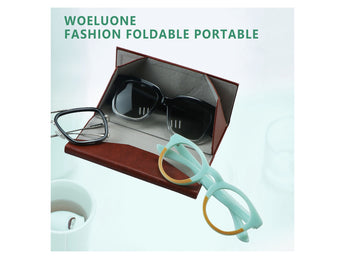 PU Leather Hard-Shell Eyeglass Case