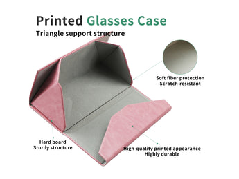 PU Leather Hard-Shell Eyeglass Case