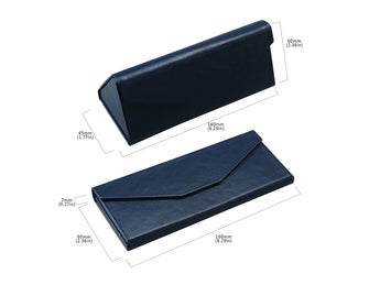 PU Leather Hard-Shell Eyeglass Case