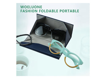 PU Leather Hard-Shell Eyeglass Case