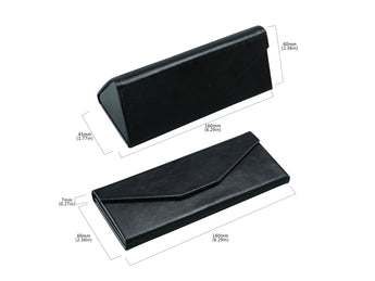 PU Leather Hard-Shell Eyeglass Case