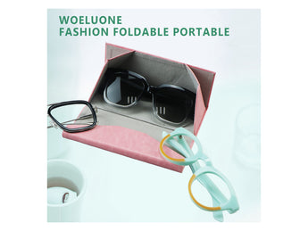 PU Leather Hard-Shell Eyeglass Case
