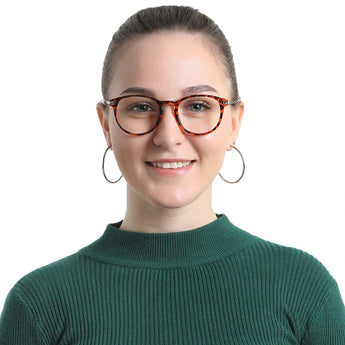 Plastic Oval Eyeglasses