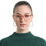 Plastic Oval Eyeglasses