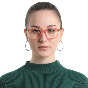 Plastic Oval Eyeglasses