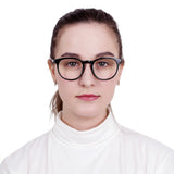 Plastic Oval Eyeglasses