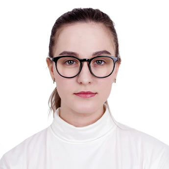 Plastic Oval Eyeglasses