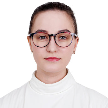 Plastic Oval Eyeglasses