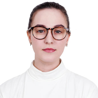 Plastic Oval Eyeglasses