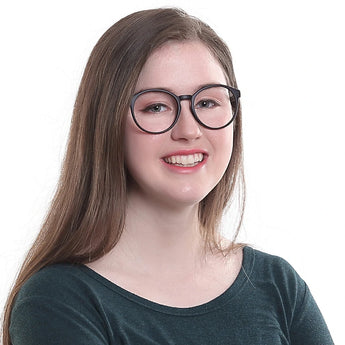 Plastic Oval Eyeglasses