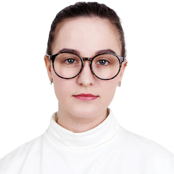 Plastic Oval Eyeglasses