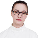 Plastic Oval Eyeglasses