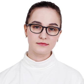 Plastic Oval Eyeglasses