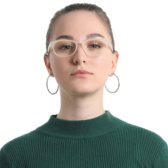 Plastic Oval Eyeglasses