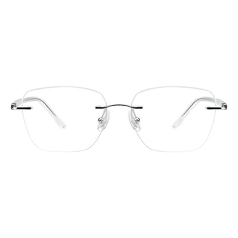 Metal Rectangle Eyeglasses