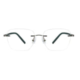 Metal Rectangle Eyeglasses