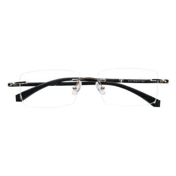 Franklin Metal Rectangle Eyeglasses