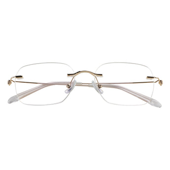 Metal Oval Eyeglasses