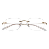 Metal Oval Eyeglasses