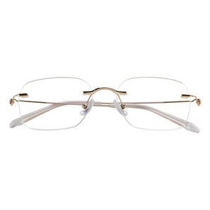 Metal Oval Eyeglasses