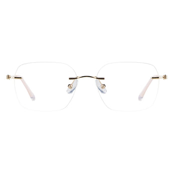 Metal Oval Eyeglasses