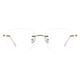 Metal Oval Eyeglasses