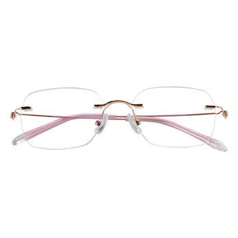 Metal Oval Eyeglasses