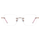 Metal Oval Eyeglasses