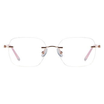 Metal Oval Eyeglasses