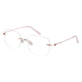Metal Oval Eyeglasses