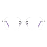 Metal Oval Eyeglasses