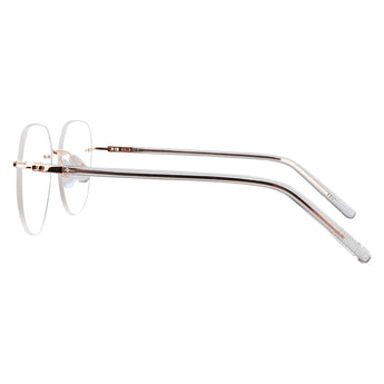 Metal Oval Eyeglasses