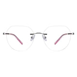 Metal Oval Eyeglasses