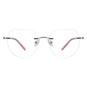 Metal Oval Eyeglasses
