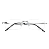Metal Rectangle Eyeglasses