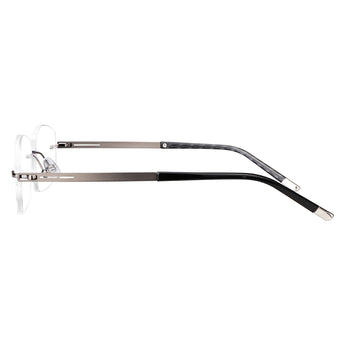 Hardy Metal Rectangle Rimless Eyeglasses - LifeArtVision