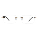 Metal Rectangle Eyeglasses