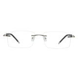 Metal Rectangle Eyeglasses