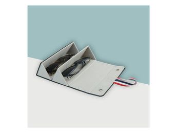Erlian Premium Hard-Shell Eyeglass Case PU Leather