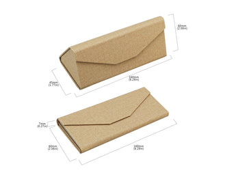 Premium Hard Shell Foldable Eyeglass Case