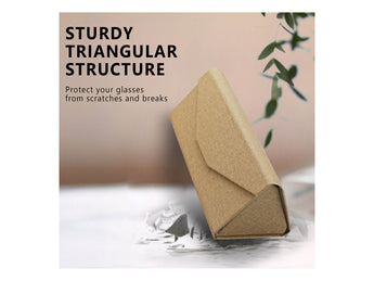 Premium Hard Shell Foldable Eyeglass Case