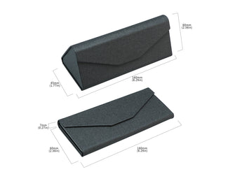 Premium Hard Shell Foldable Eyeglass Case